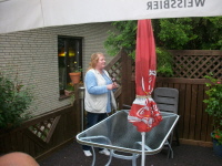 ein Versuch beim Dartspiel